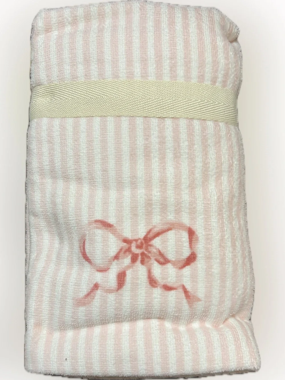 🎀 Laura Ashley Curtsey Bows Pink Bathroom Towel Set- 2 hand / 2 tip coquette NWT